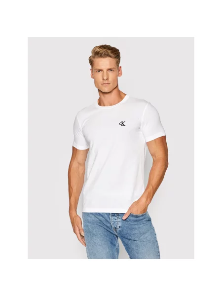 T-Shirt Calvin Klein Jeans λευκό