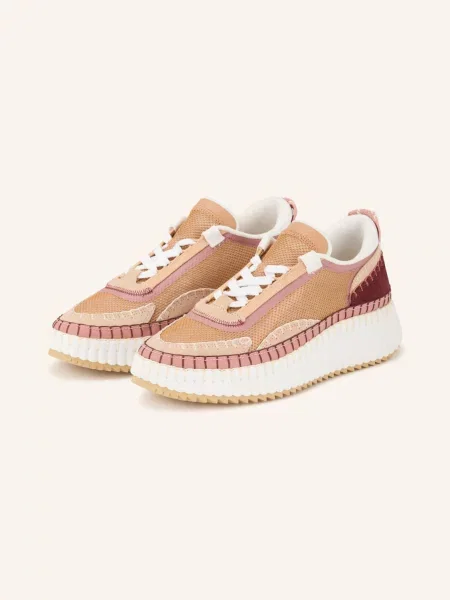 Chloé Buty Sportowe Nama braun brązowe