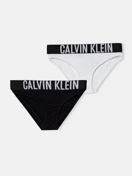 Calvin Klein Underwear slipy detské s elastanom čierna