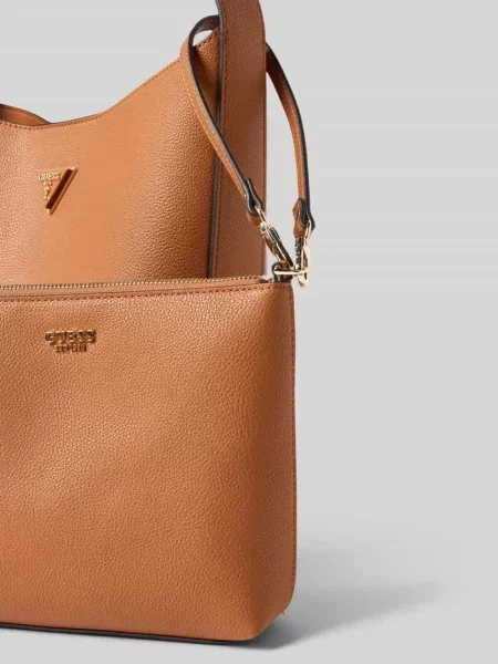 Torba tote z detalem z logo Guess