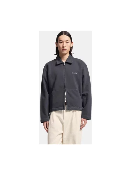 Bluza rozpinana Bram's Fruit z logo szara
