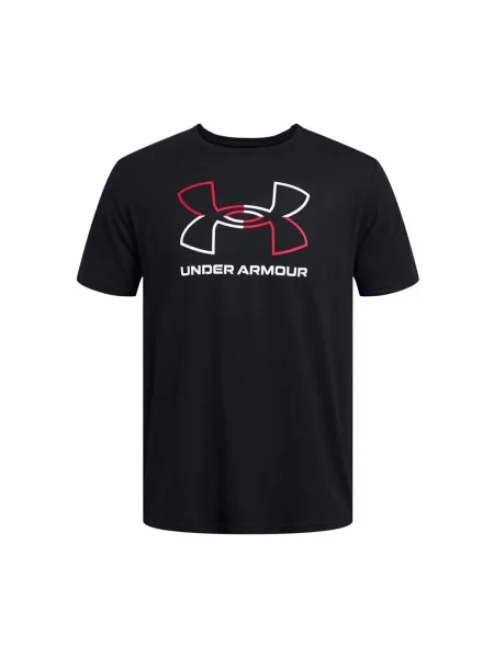 UNDER ARMOUR Tricou funcțional Foundation roșu alb negru