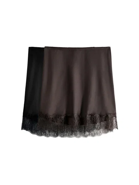 The Set Fustă negru