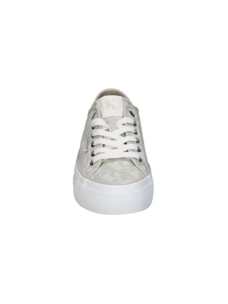 Tenisice Calvin Klein Jeans Vulc Flatf Jacquard Aop bež