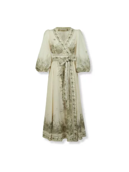 Sukienka maxi Zimmermann beżowa