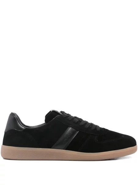 Sneakerși Tom Ford din piele de căprioară negru