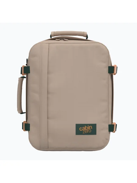 CabinZero Classic 28 l cebu sands túra hátizsák. Méret: 28 l bézs