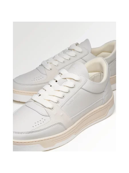 Filling Pieces sneakersy skórzane Low Vise beżowy