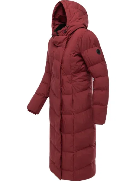 Ragwear Palton funcțională Pavla Youmodo bordeaux roșu