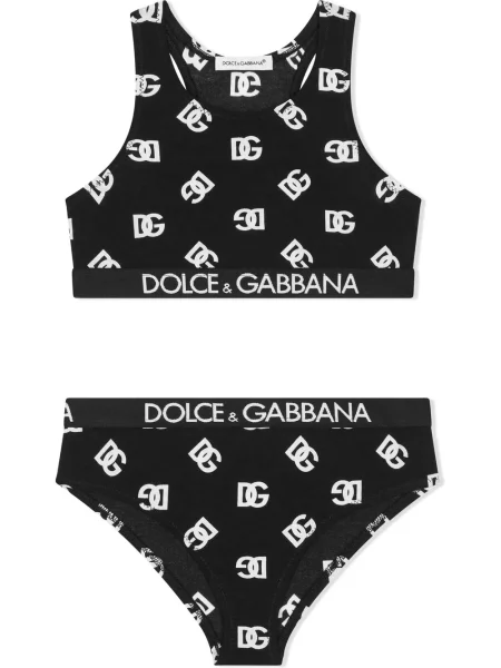 Majtki dziecięce Dolce And Gabbana czarne