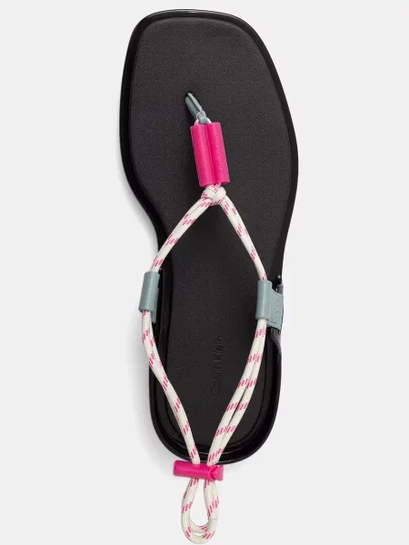 Calvin Klein női szandál BEACH SANDAL ROPE PU 2 fekete