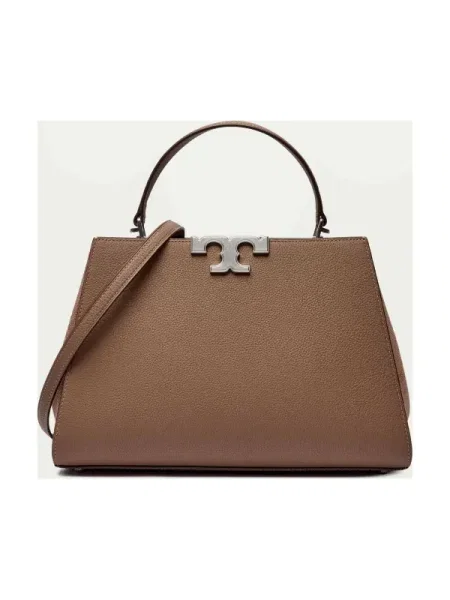 Geanta de piele Tory Burch din piele maro
