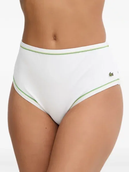 Bikini Lacoste cu autograf alb