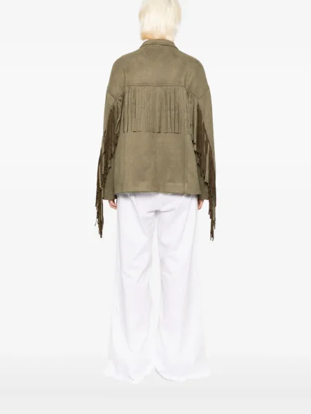 Geacă Blaklace cu franjuri verde