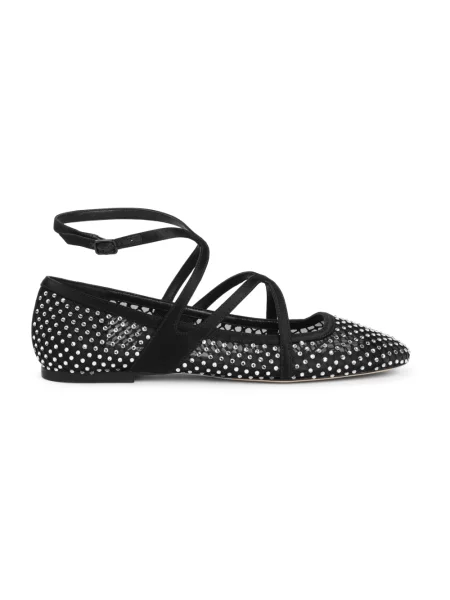 Balerinki Jimmy Choo skórzane czarne
