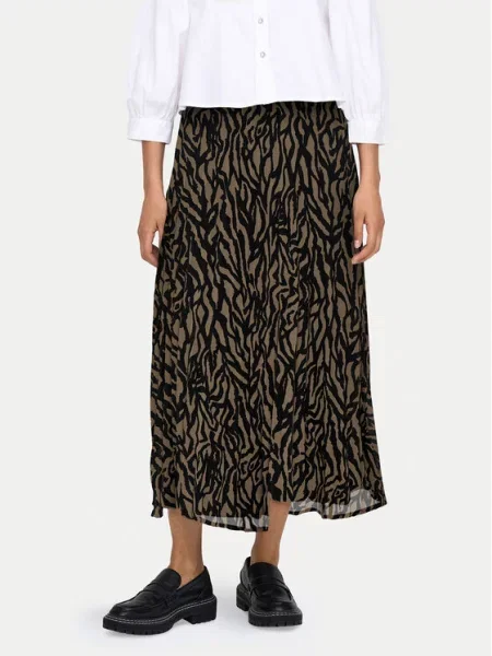 ONLY Спідниця-міді Star сірий