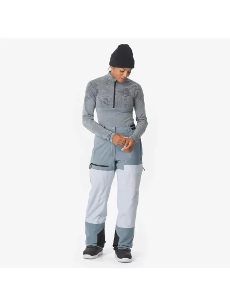 Spodnie narciarskie i snowboardowe Quechua Pant AM szare