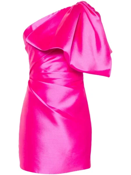 Sukienka Solace London z kokardką różowa