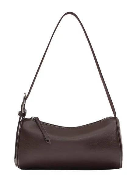 Pull&Bear Torba za čez ramo temno rjava