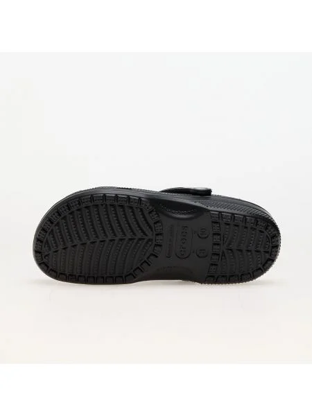 Papuci tip mules Crocs clasici negru