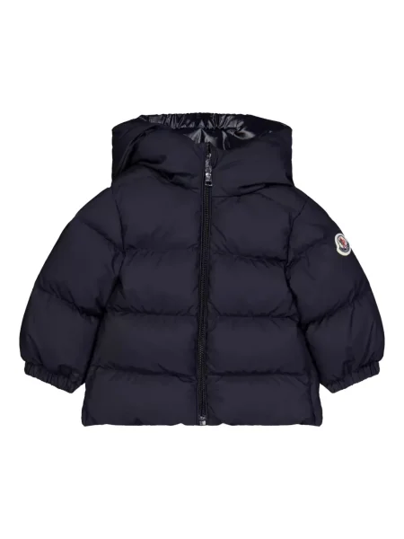 Kurtka puchowa dziecięca Moncler Enfant niebieska