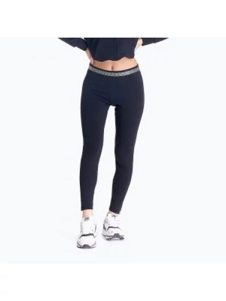 Legginsy LEONE Shine On black czarne