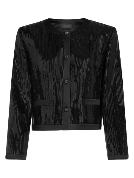 Karl Lagerfeld Sacou amestecat negru