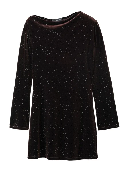 MANGO Rochie de cocktail XVIRGO închis maro