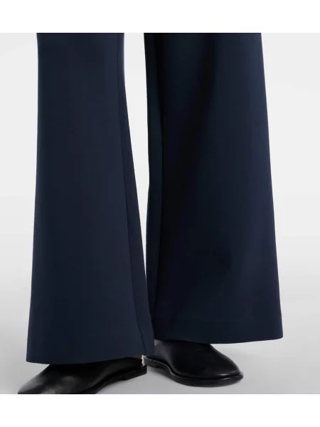 Pantaloni 's Max Mara cu picior lat albastru