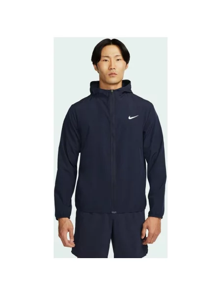 Kurtka z kapturem Nike Form Dri-FIT granatowy S niebieska