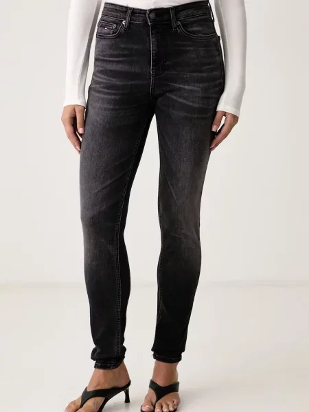 Tommy Jeans blugi skinny pentru femei negru