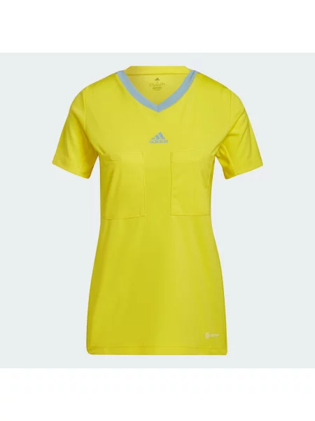Koszulka Adidas z dżerseju żółta
