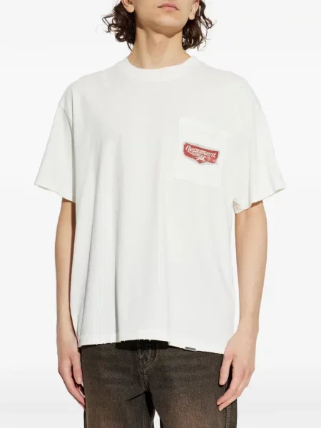 Grafic tricou Represent cu imagine alb