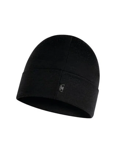 Căciulă Buff din lână merinos cu căptușeală negru