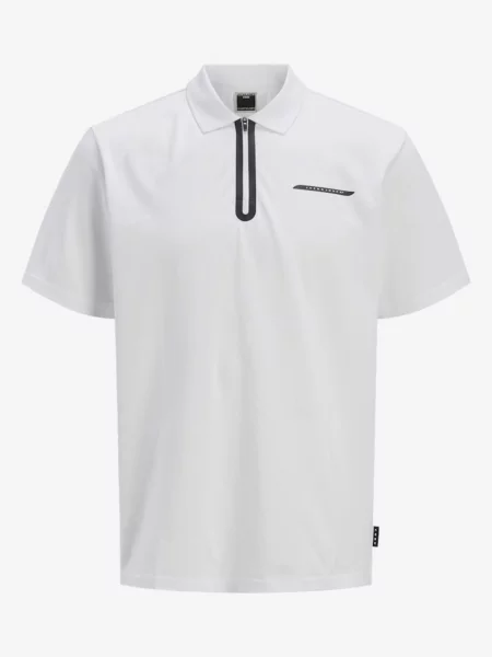 Polokošeľa Jack & Jones biela