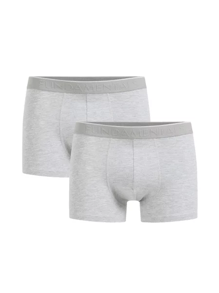 WE Fashion Boksarice svetlo siva