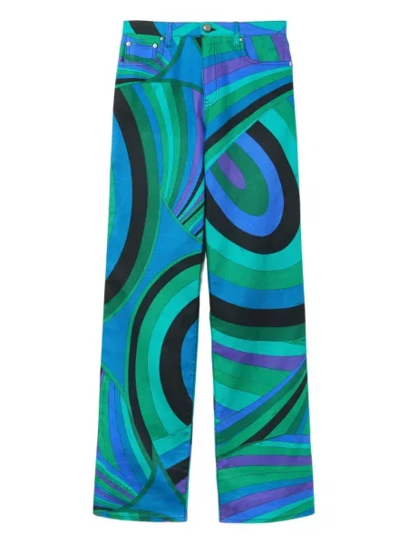 Pantaloni Pucci verde