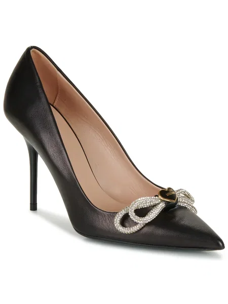 Pantofi cu toc Love Moschino cu funde