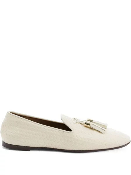 Pantofi loafer Giuseppe Zanotti alb