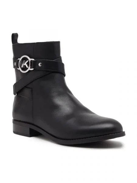 Michael Kors De piele botine RUBBER negru