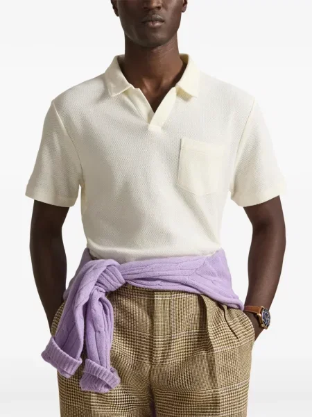 Кожени чорапи Polo Ralph Lauren с отворена пета с пейсли десен бяло
