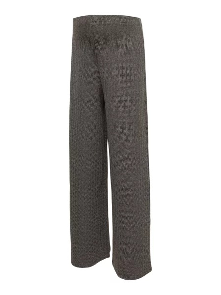 MAMALICIOUS Pantaloni Tonia maro deschis negru