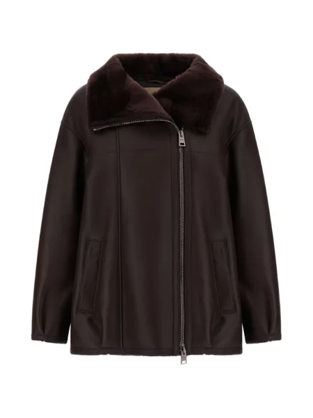 Geanta de piele Herno maro