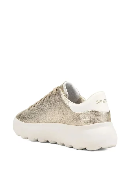 Δερμάτινα sneakers Geox με κορδόνια