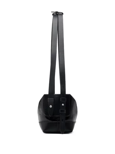 Cu centură curea Maison Margiela negru