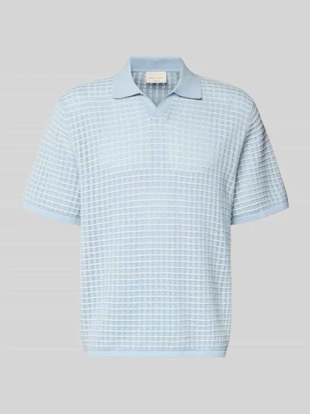 Koszulka polo z dekoltem w serek krój regular fit Jack & Jones