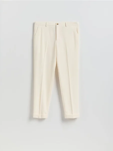 Pantaloni Reserved alb