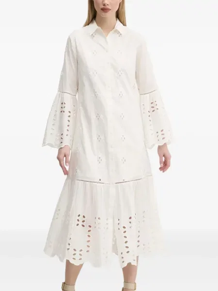 Sukienka midi Desigual do kolan garniturowa biała