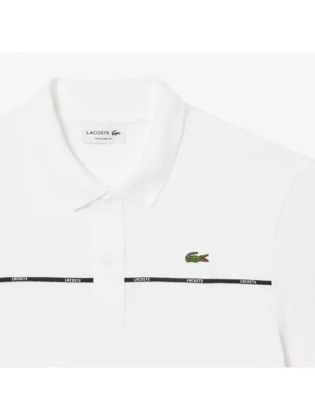 Поло Lacoste белое