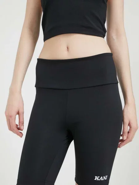Kraťasy Karl Kani s aplikací high waist černá